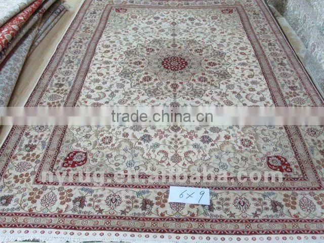 handmade chinese weaver pure silk industrial carpet