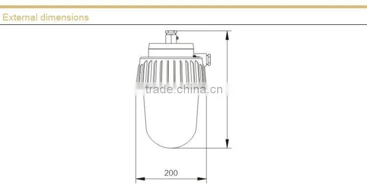 BPC8730 explosion proof platform lamp