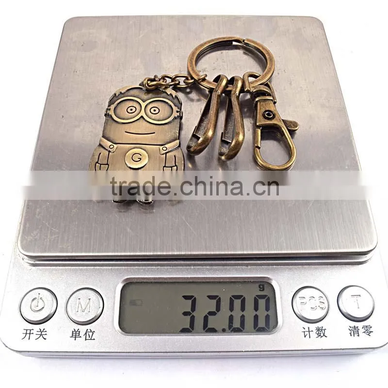 2015 custom high quality keychain manufacturer metal logo keychain