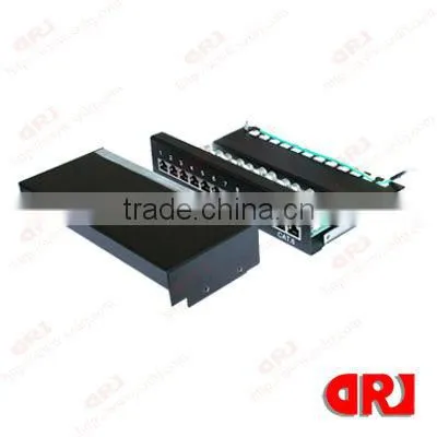 MADE IN CHINA shenzhen DRJ Cat6 12 Ports STP Patch Panel