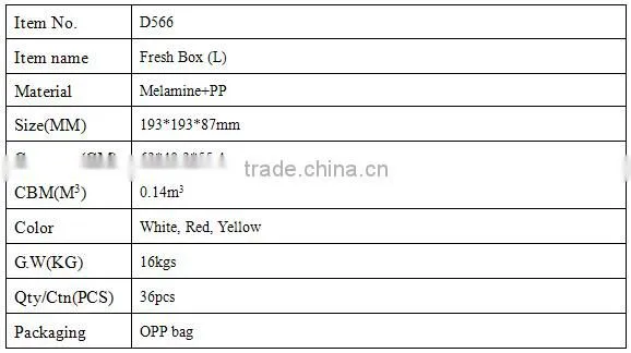 D566 ECO-friendly material food storage container plastic container plastic container with lid lager 1.6L