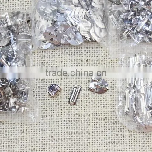 Buttons snap fasteners metal trousers hook