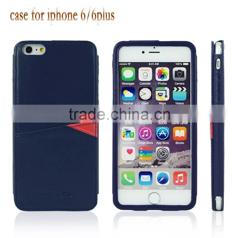 New Design For iPhone 6 Genuine Leather Phone Case,For Case Leather iPhone 6