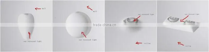 Recessed Gypsum Plaster ceiling profile