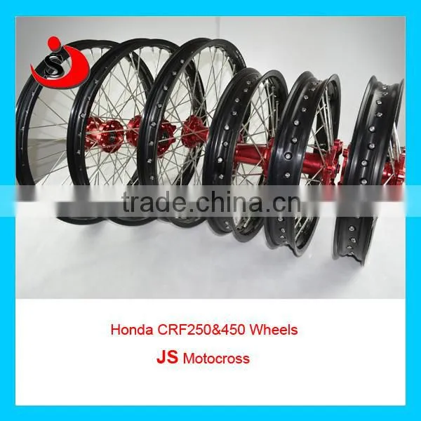 Motorcycle Wide Wheels & Supermoto Steel /Aluminum Alloy Wheel / Rim With CNC Hubs
