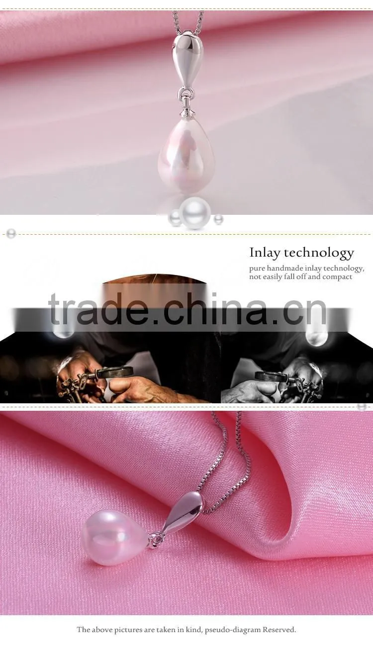 Brilliant New Model White Copper Ladies Pearl Pendant Design