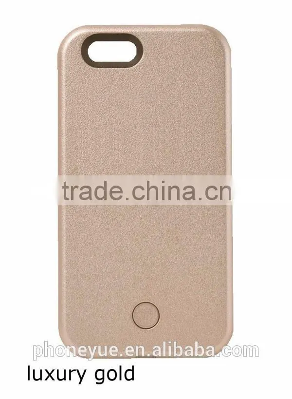 latest design charging led light up phone case for samsung s5 with selfie