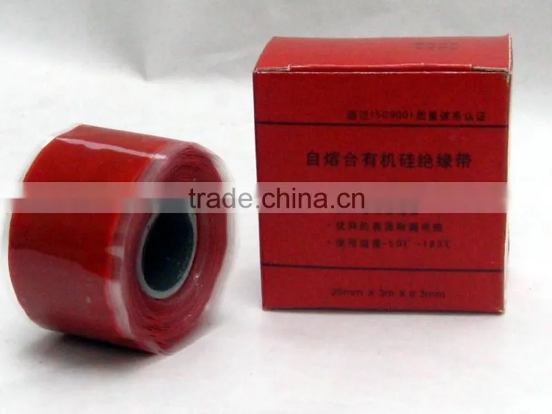 Automotive repair tape silicone rubber tape with excellent track resistance and high dielectric strength