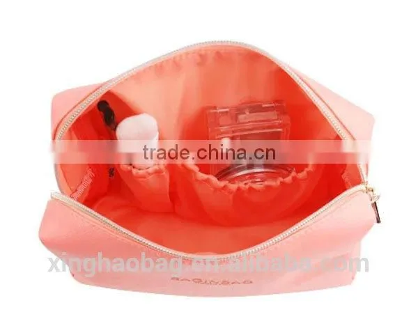 2015 newest small pink PU cosmetic bags