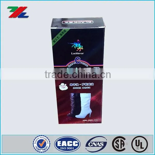 Top quality laser silver hot stamping factory price color paper box