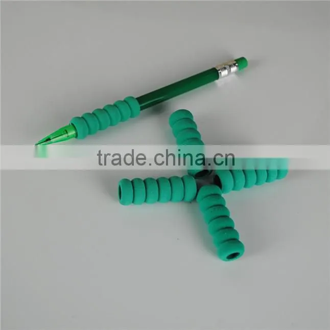 soft ball pen or pen grip muti-colored for kid student school office suppl