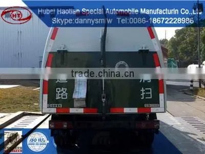electric mini road cleaning car sweeper truck for sale