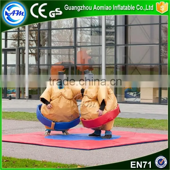 Customize inflatable foam padded sports games/sumo wrestling suits for sale