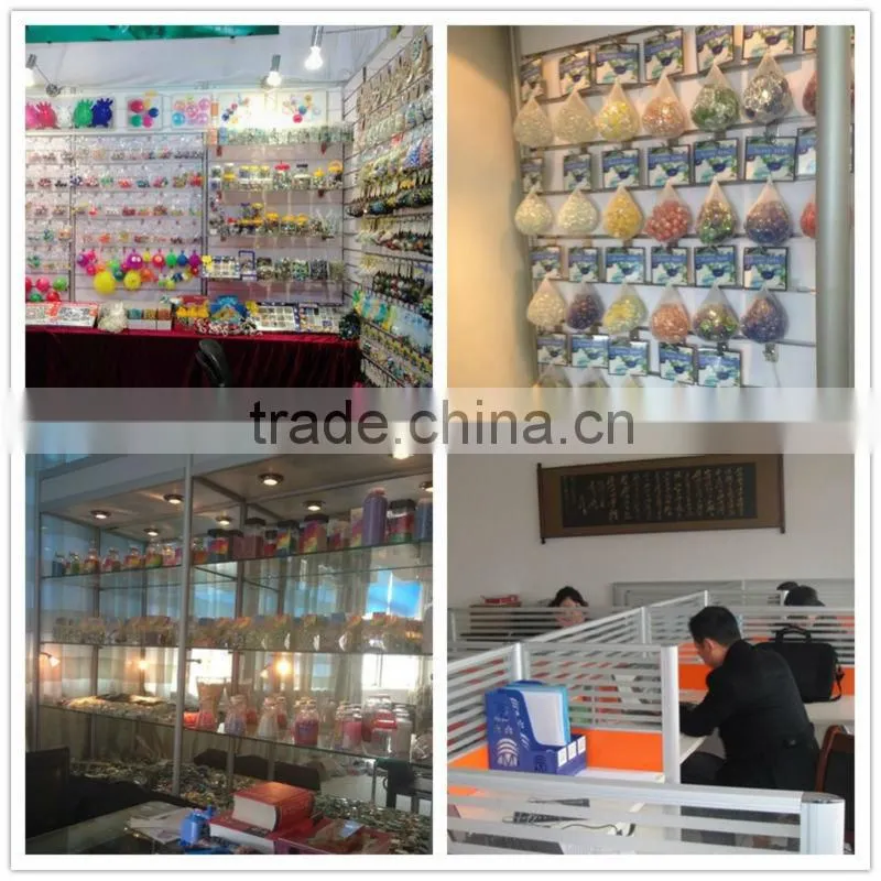 Low price creative glass rubber beads strand double color