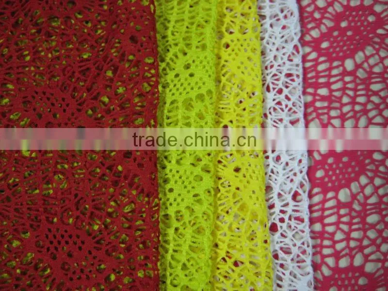 purple lace fabric