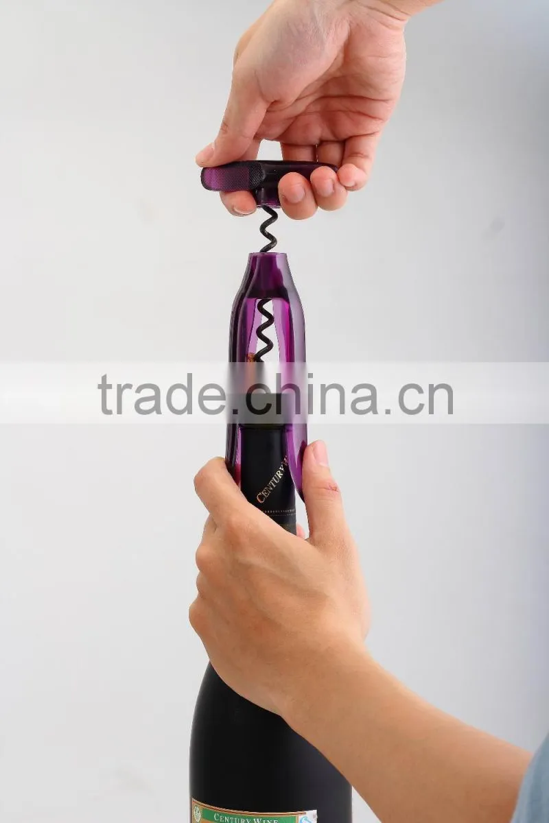S/S+AS 15.5*7.5*2 Colorful kitchen utensil wine opener/cork screw