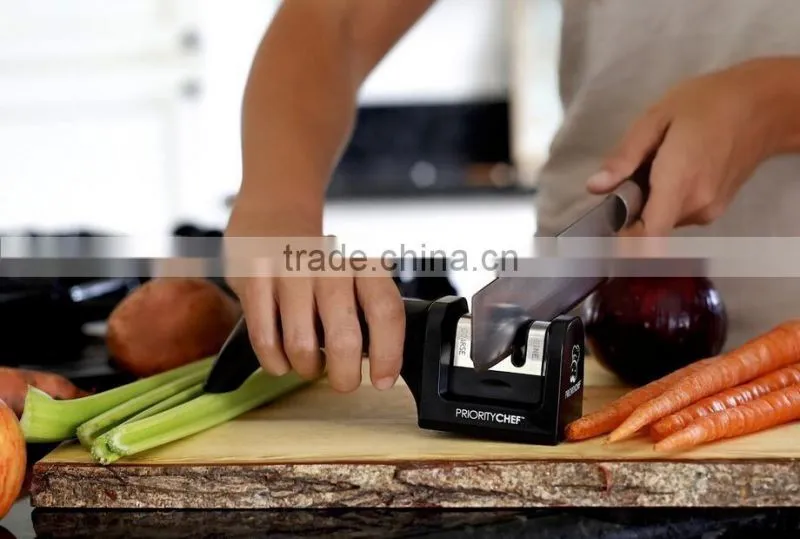 Hot selling 3-stage kitchen tools knife sharpener