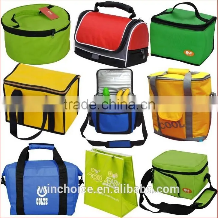 non-woven fabric non-woven insulated cooler lunch bag ,ice bag for frozen food ,zipper closure