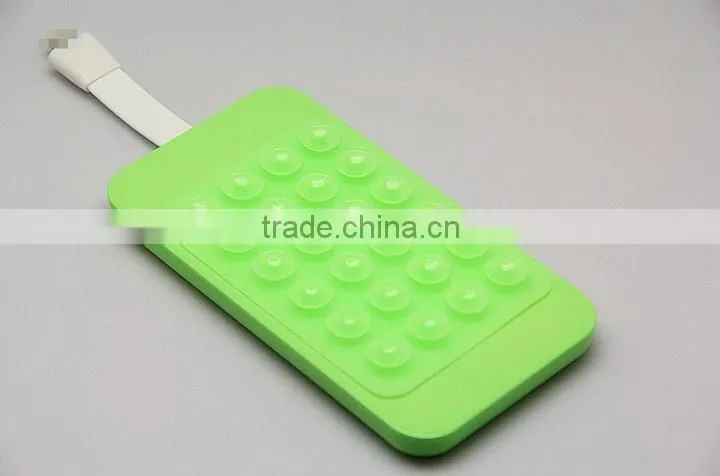 OBOE 4000 mah Polymer Ultra Thin Power Bank with Suckers
