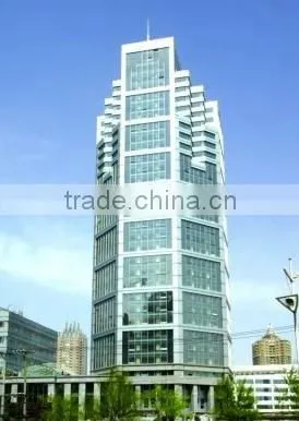 Stick glass curtain wall economic cheap facade including installation and fixing