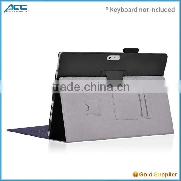 Surface Pro 3 case, leather case cover for Microsoft Surface Pro 3 with handhold