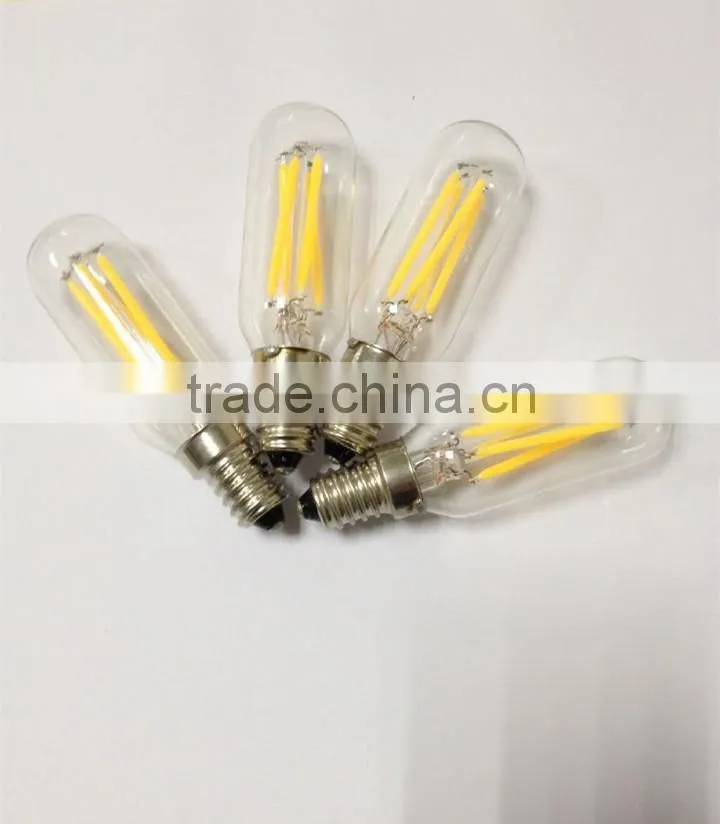 T25 LED filament tube lights 4W 85mm length with E14S US