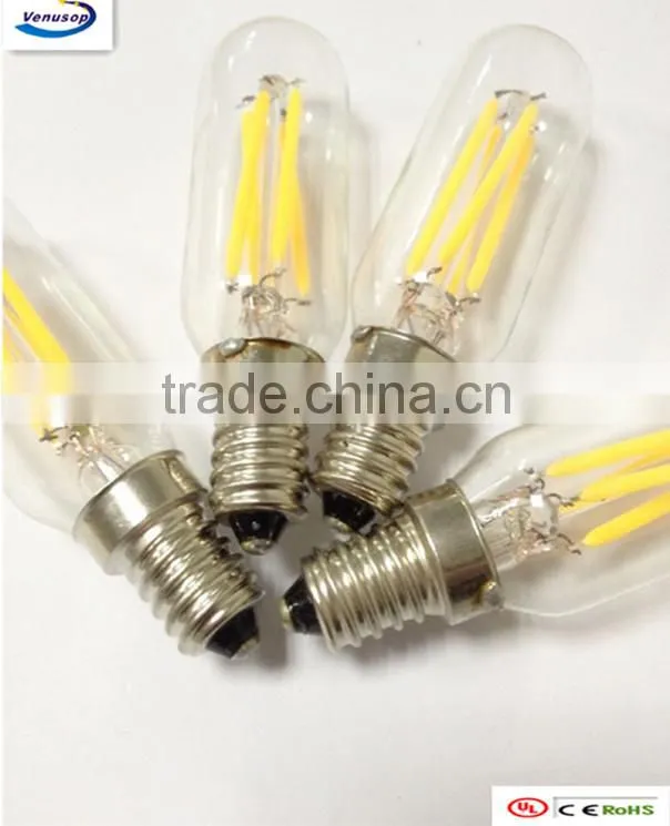 ETL CE LED FILAMENT BULB T25 4W 2WATT WARM WHITE VINTAGE LED LAMP FOR JAPAN