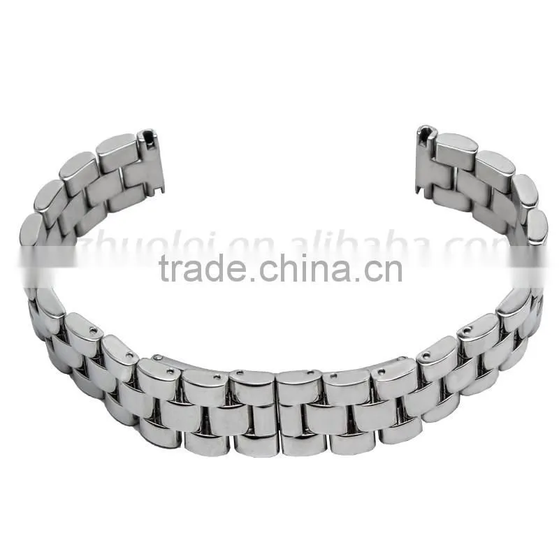 Milanese Classic Buckle Stainless Steel Watchband 15mm