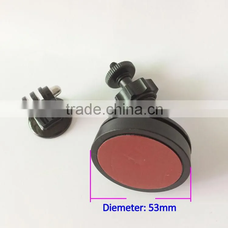 Magnetic Adhesive Car Mount Holder with different ball head for dvr camera flashlight
