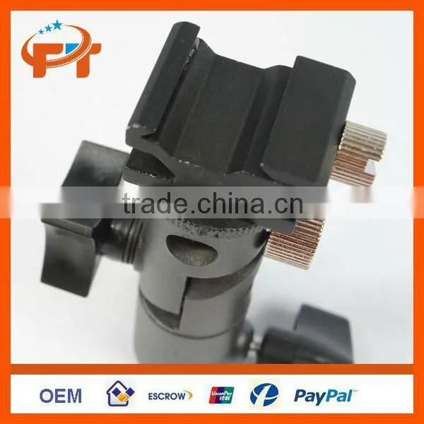 New Swivel Flash hot shoe umbrella holder for studio light stand bracket type E