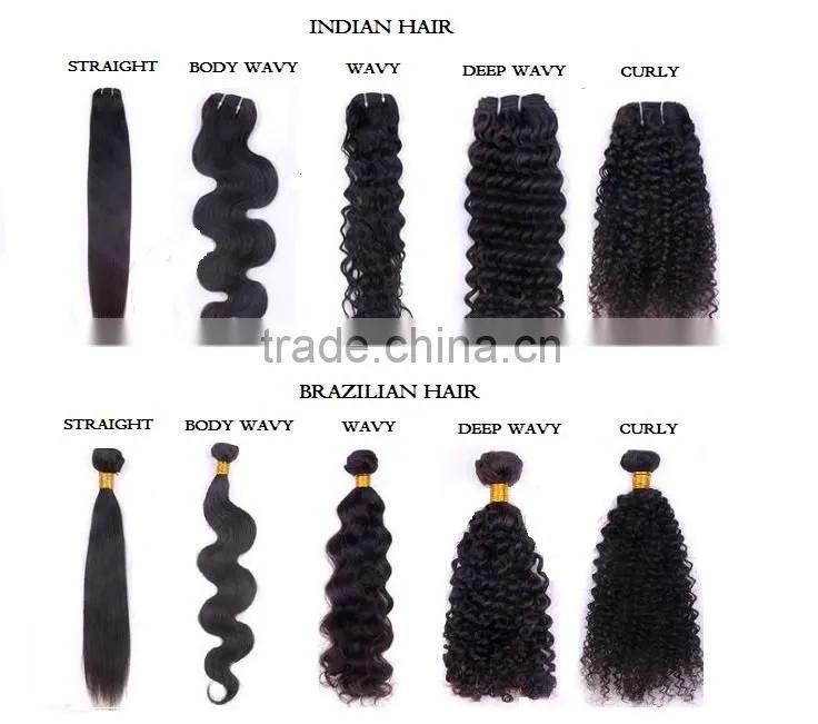 Body Wavy Virgin Indian Hair Weft
