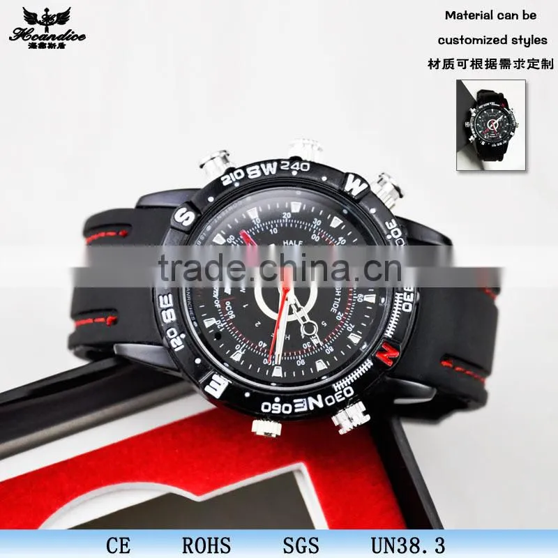 YJ-398 High tech built-in 4GB hidden security SPY camera watch price