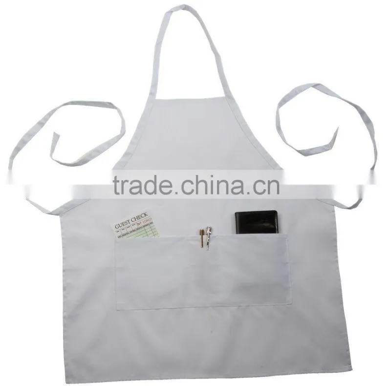 Full Size Bib Adult Aprons With Pockets