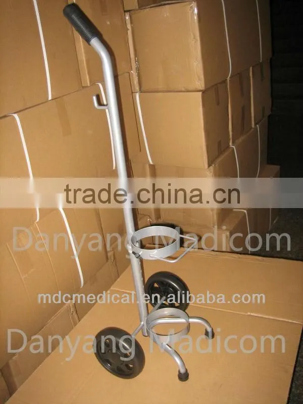 D.E SIZE cylinder trolley/gas tanks trolley /oxygen cylinder carts