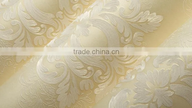 modern fashion wallpaper european style flock wallpaper