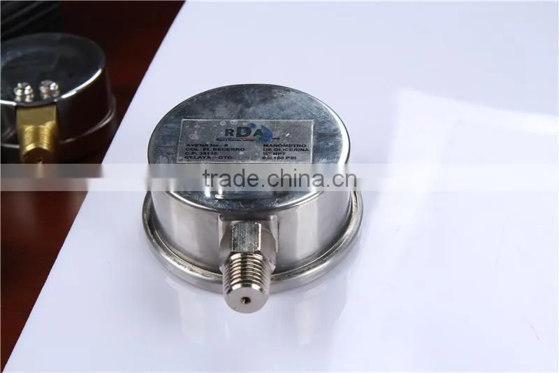 New Design Durable Light Weight Easy To Read Clear Led Double Needle Pressure Gauges