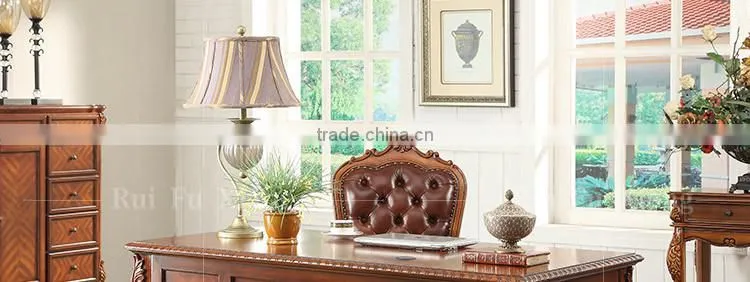 Solid wood vintage office computer desk assemble for office furniture AG-203