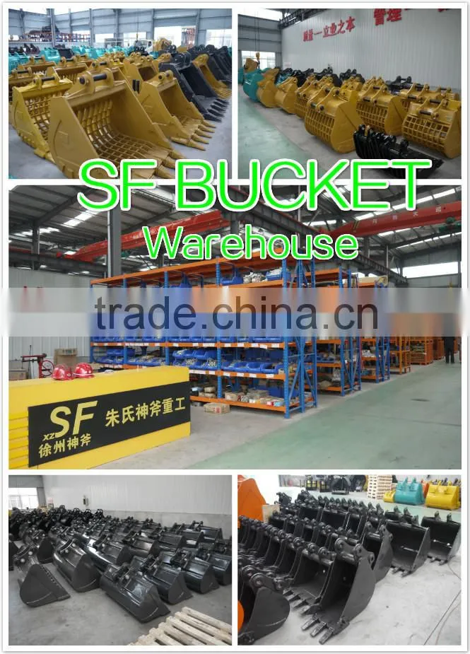 Excavator Parts Mud Bucket, Cleaning Bucket For Excavator