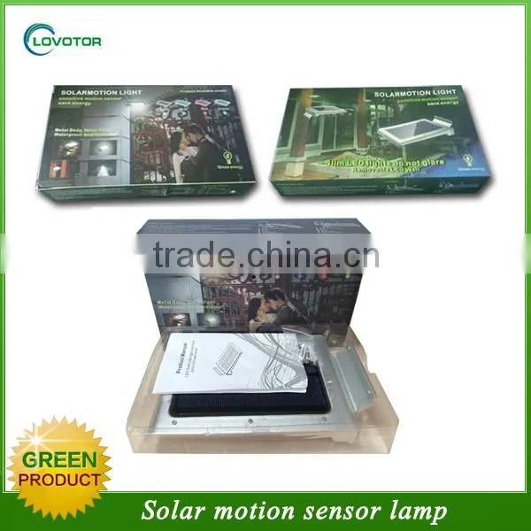 Human detective motion sensor solar wall light led for outdoor