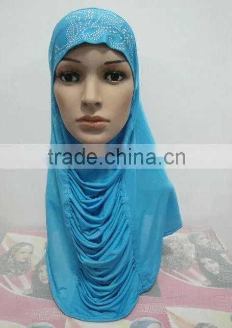 H137 latest muslim hijab,one piece hijab
