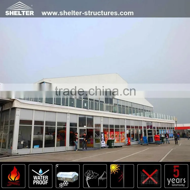 Guangzhou A Shaped Structure Double Decker tent for sale
