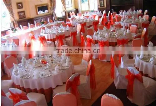 Red Organza Chair Sash
