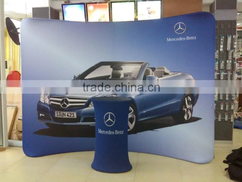 Tension fabric display, stretch fabric display,