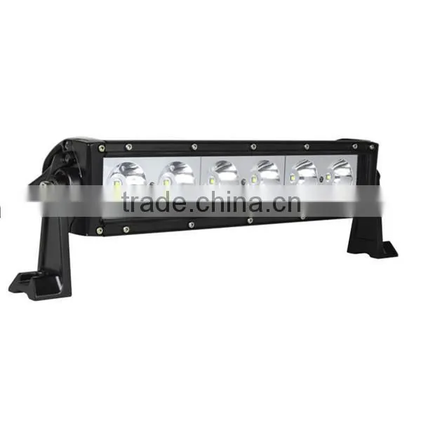 Hotsale 60W hyper spot single row off road led light bar 10w car led light bar 4x4 auto lighting truck,4WD,JEEP,IP67