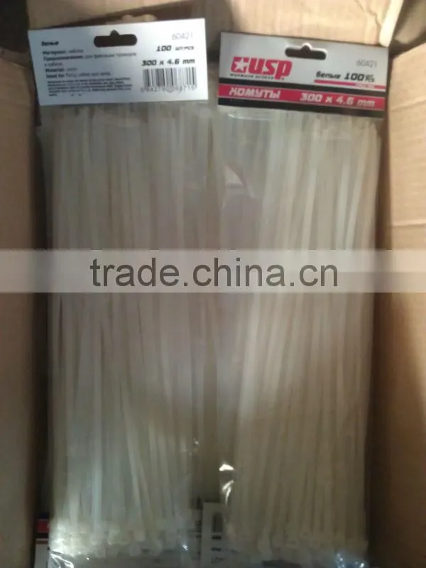 hot sale nylon zip ties 8*300