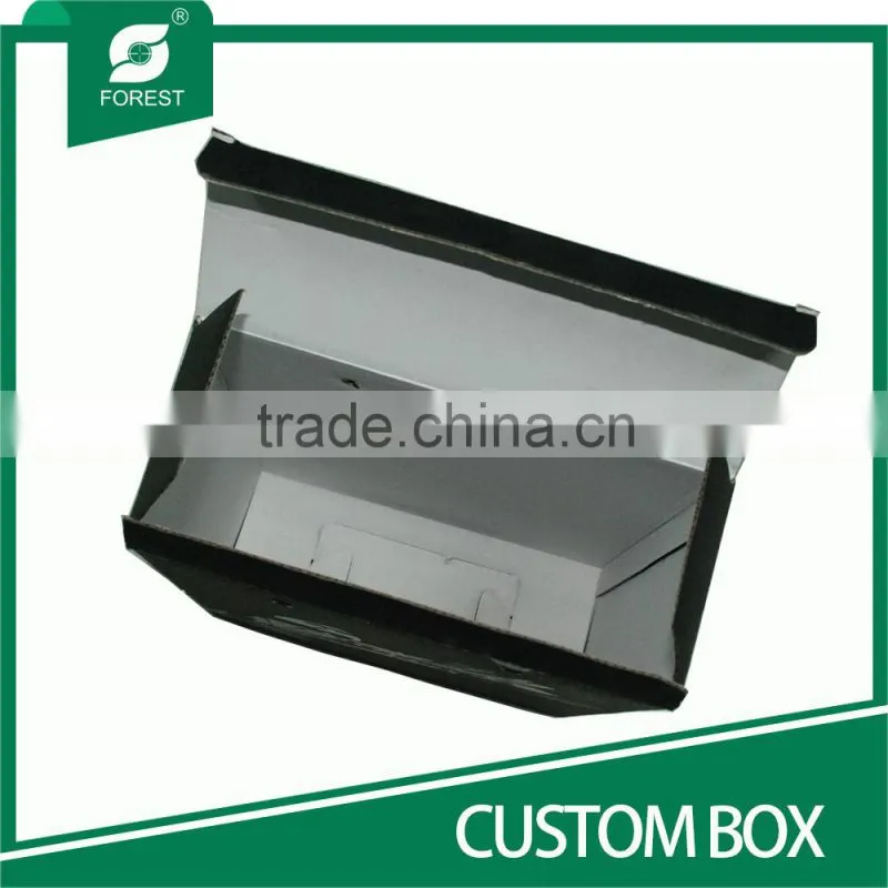 BLACK VARNISHED CARDBOARD CUSTOM BOX FOR PACKING OLIVE OIL