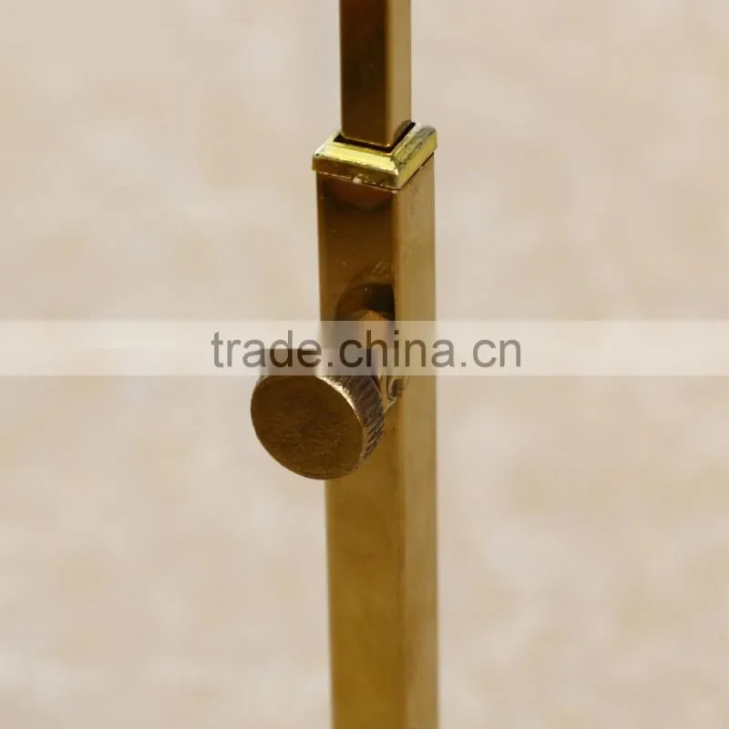 Luxury metal shoe display stand for shop