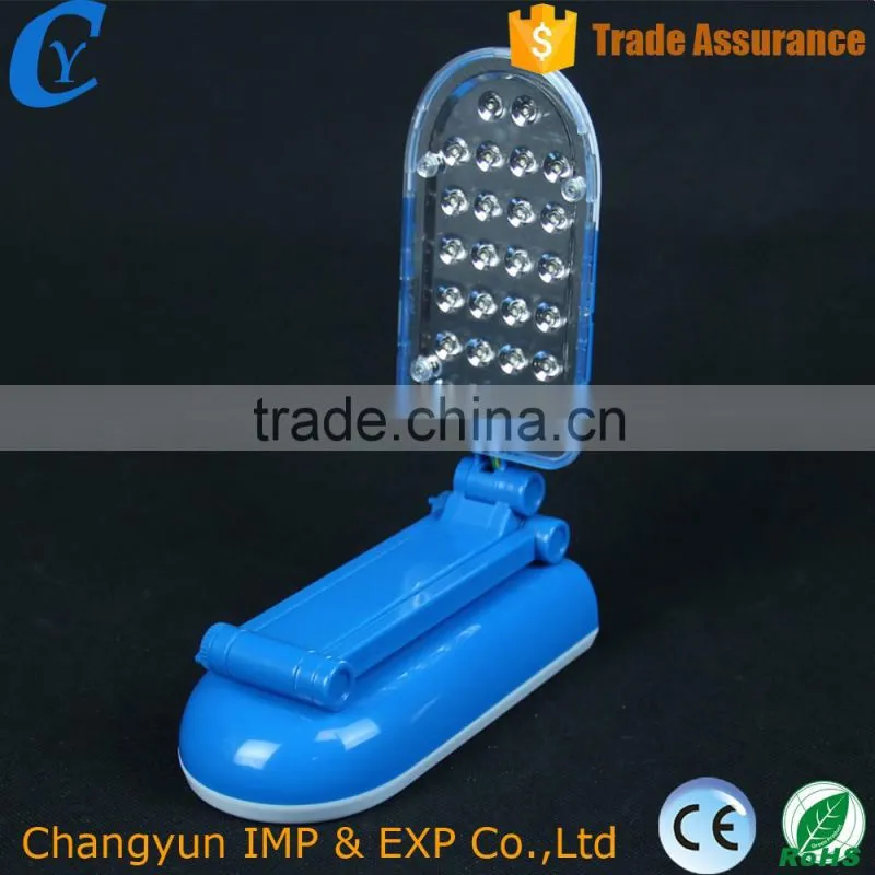 Blue Led Indoor Lighting Fashion Foldable Adjust The Brightness Table Lamp