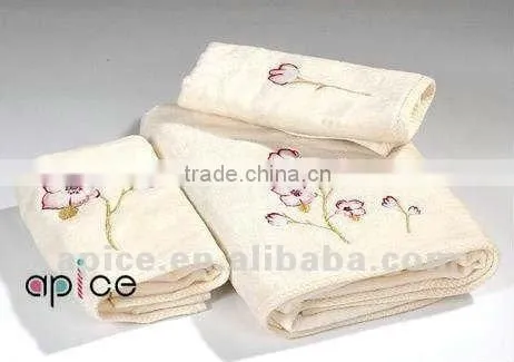 microfiber solid satin jacquard bath towel