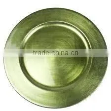 Colorful charger plate